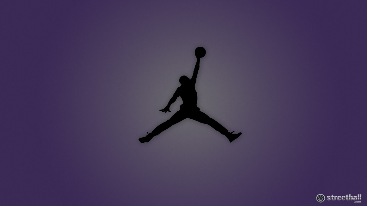 Michael Jordan Wallpaper Logo - Jordan Logo Purple , HD Wallpaper & Backgrounds