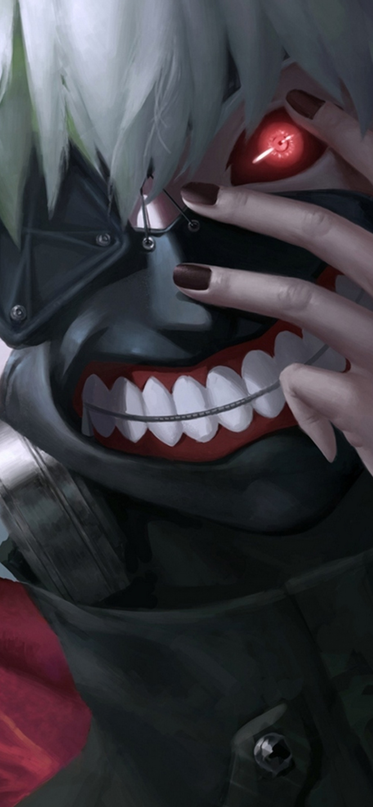 Supernatural Creature, Ghoul, Anime, Youtube, Fictional - Tokyo Ghoul Kaneki Ken Man Mask , HD Wallpaper & Backgrounds