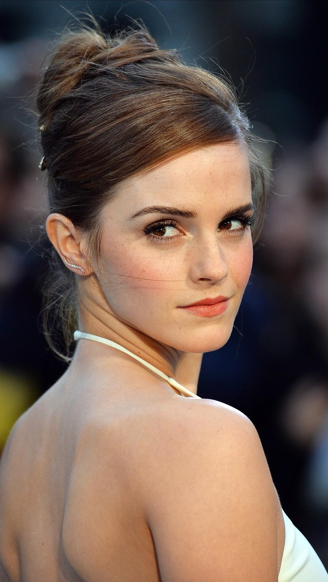 640×1136 Emma Watson In White Dress Iphone 55c5sse - Emma Watson , HD Wallpaper & Backgrounds
