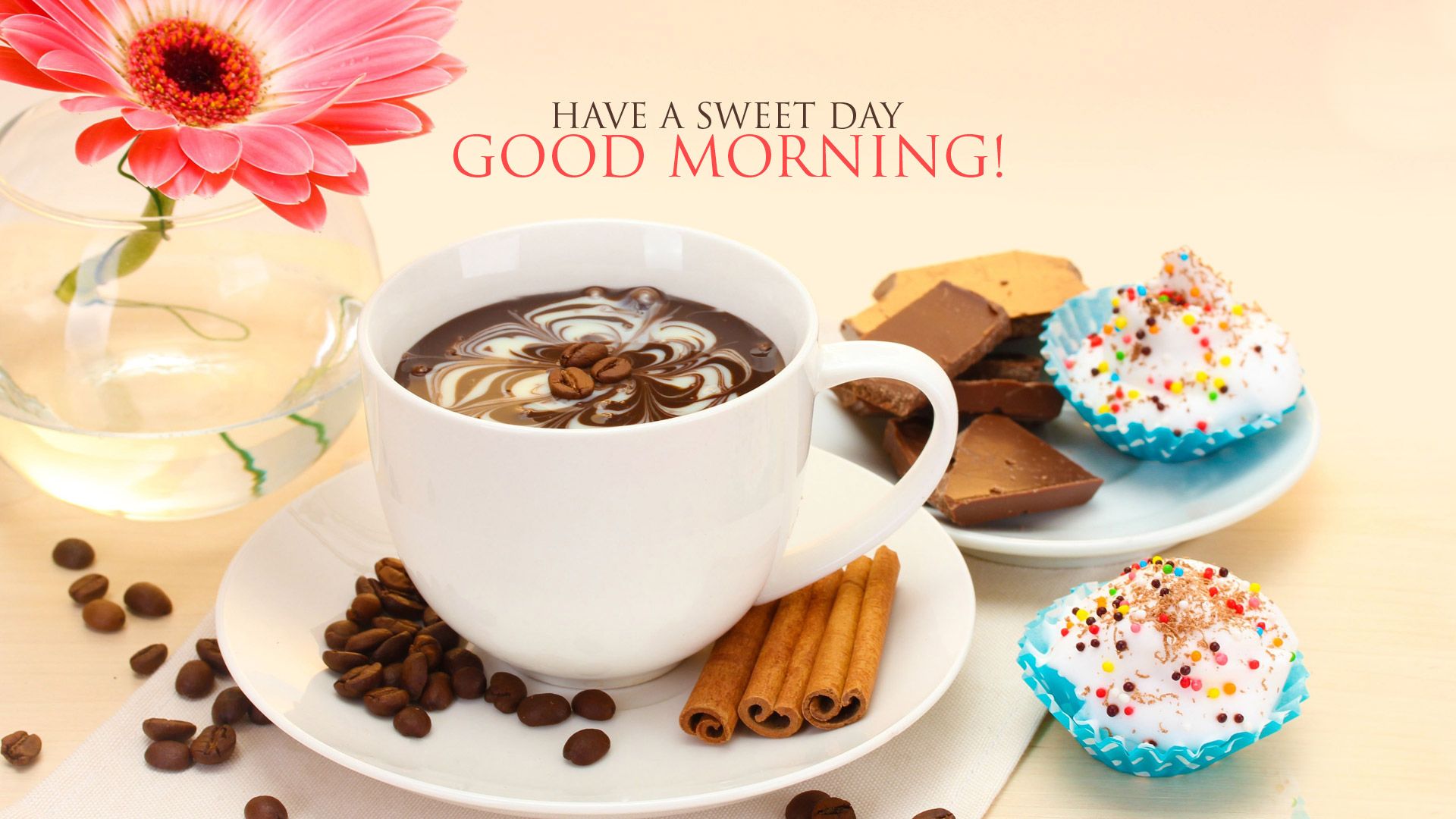 Hq Res Wallpapers Of Good Morning Hd - Sweet Good Morning Images Hd , HD Wallpaper & Backgrounds