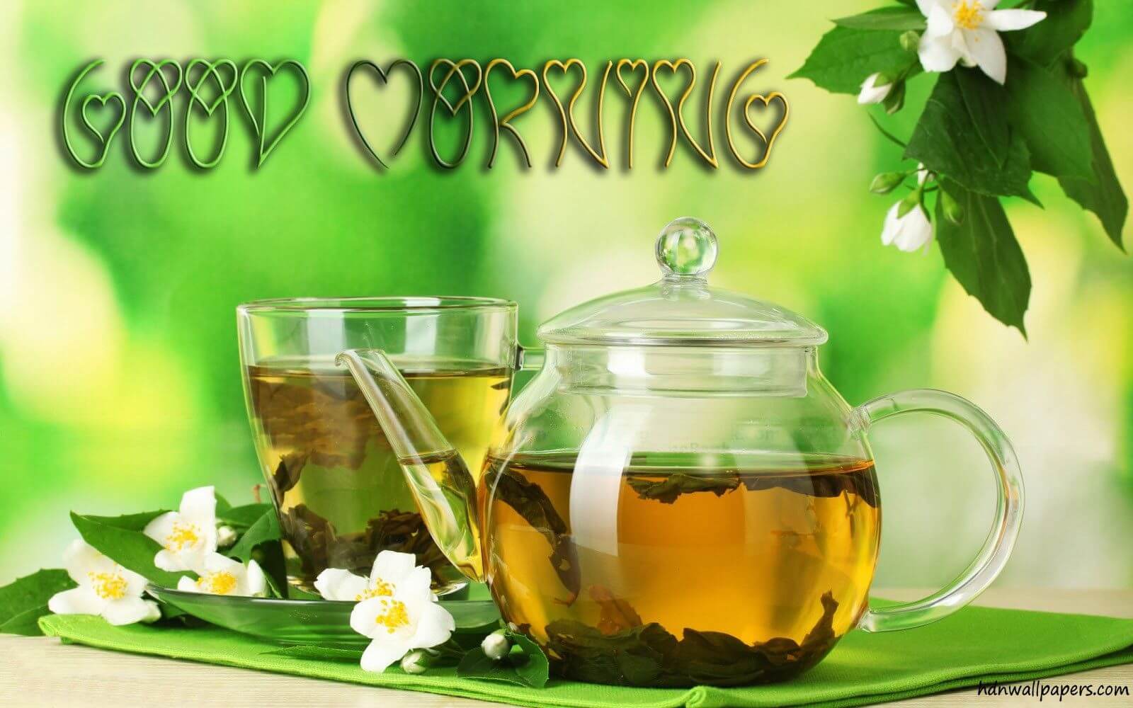Pc Px Good Morning Wallpaper, Ll - Good Morning Green Tea , HD Wallpaper & Backgrounds
