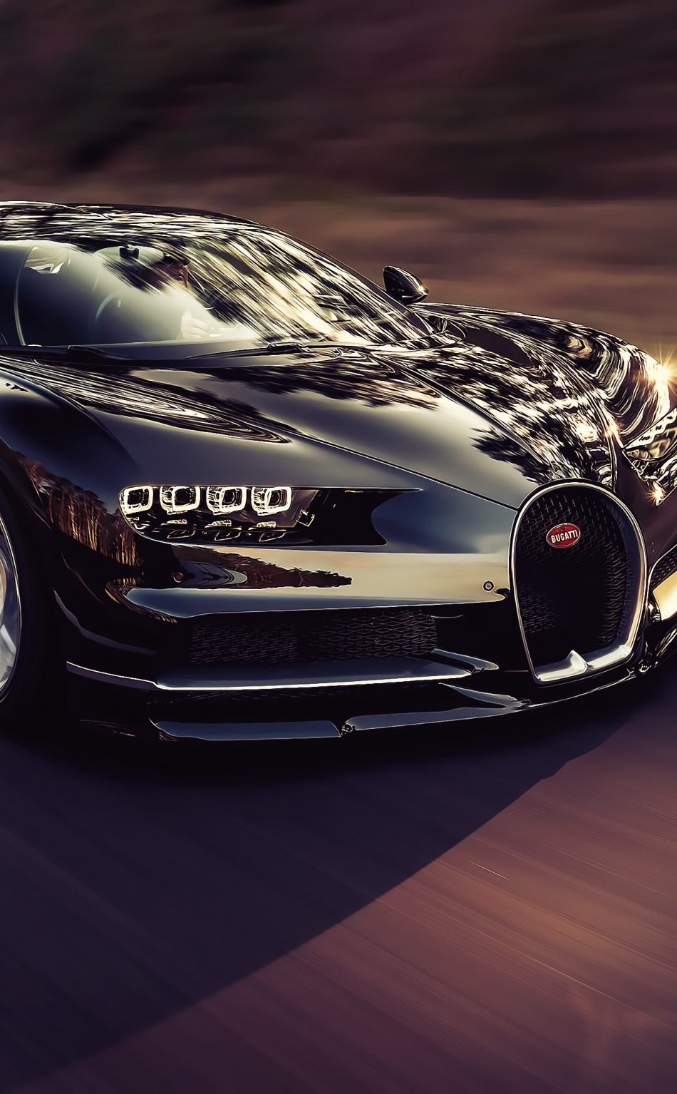 Luxury Car, Bugatti Chiron, On Road, Wallpaper - Bugatti Chiron , HD Wallpaper & Backgrounds