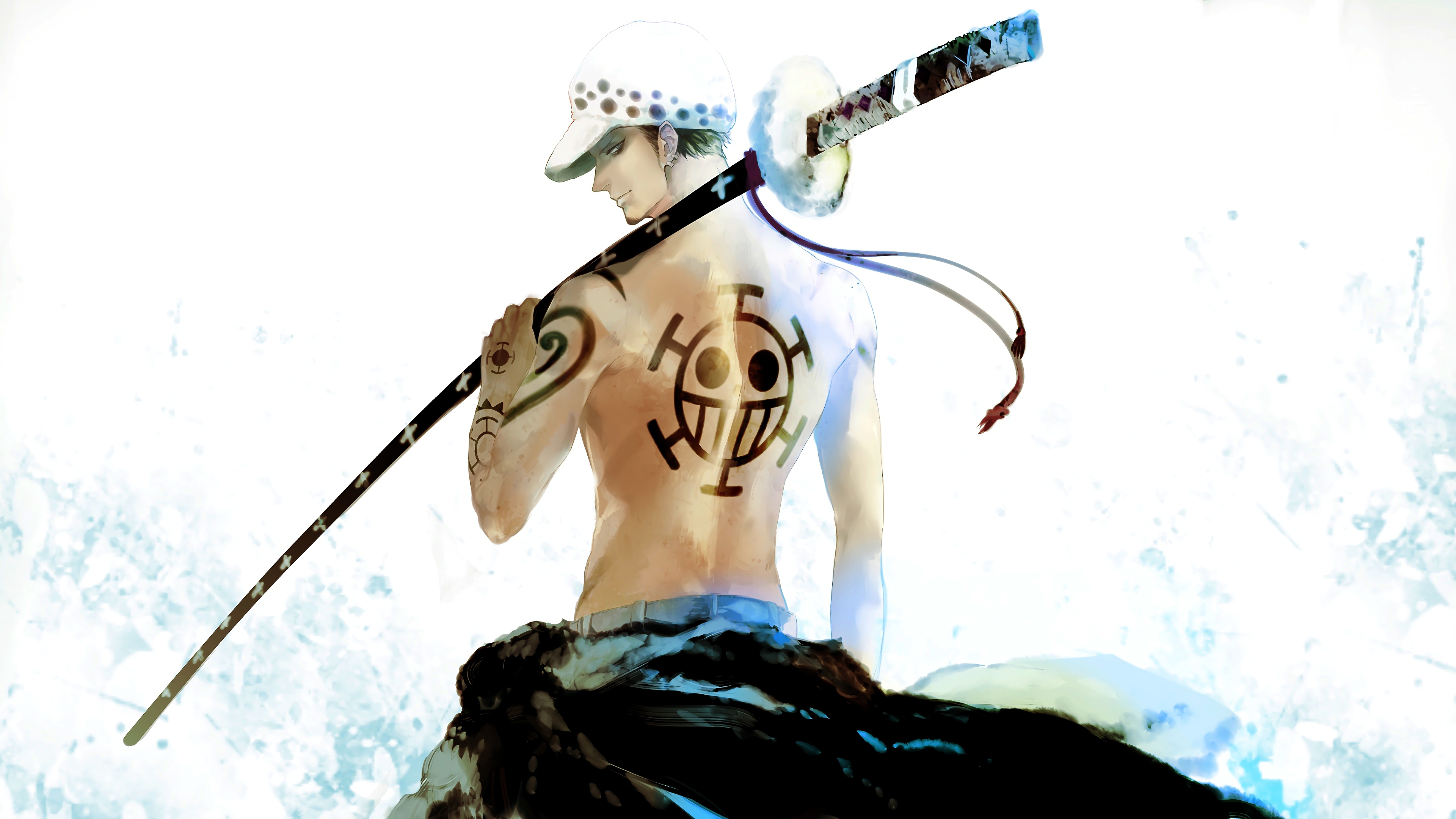 Water Law 4k Ultra Hd Wallpaper - Trafalgar Law Wallpaper Phone , HD Wallpaper & Backgrounds