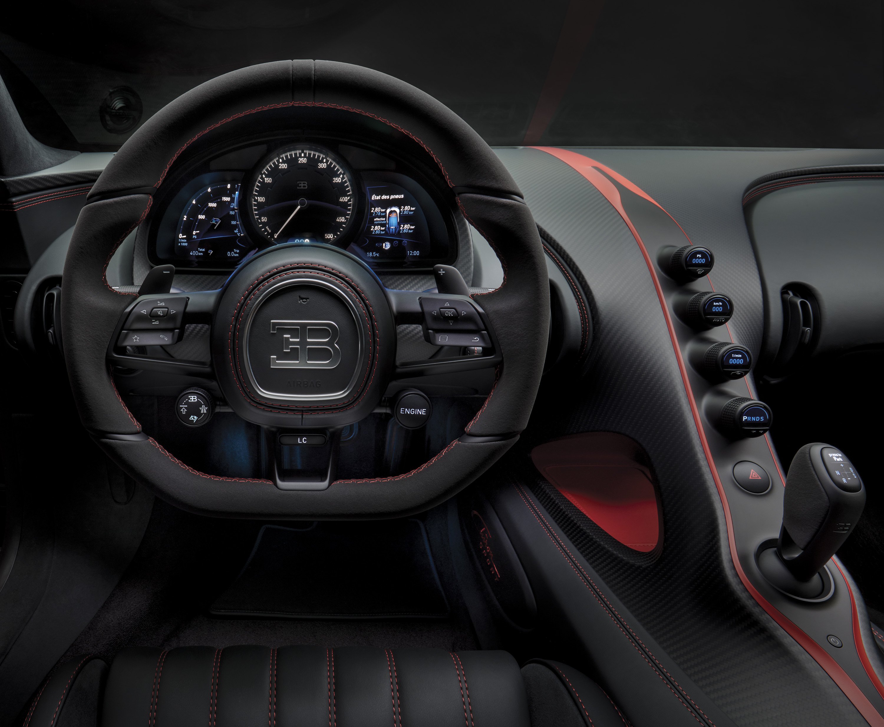 2018 Bugatti Chiron Sport Interior Steering Wheel Wallpaper - 2019 Bugatti Chiron Interior , HD Wallpaper & Backgrounds