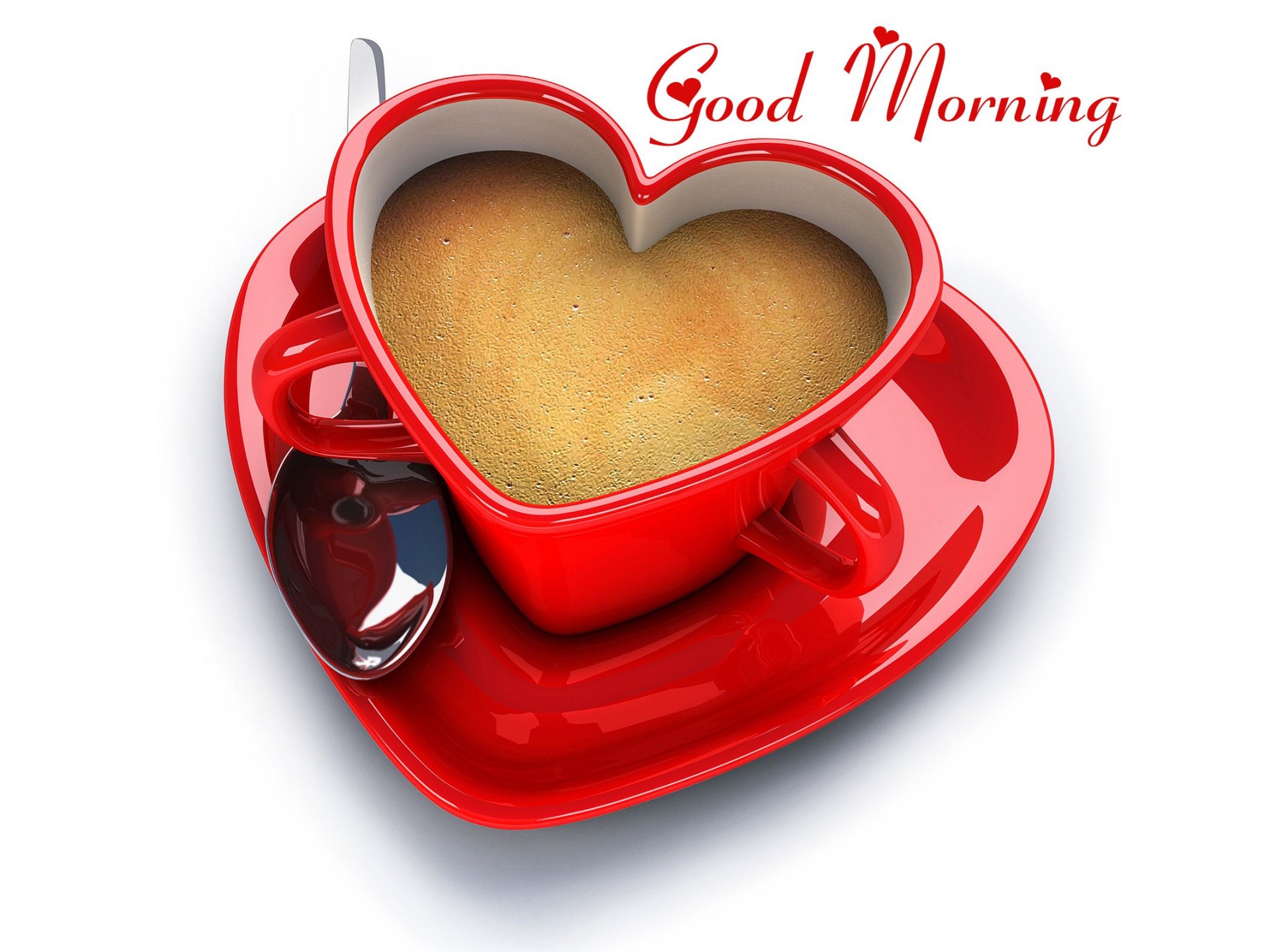 Good Morning With Heart , HD Wallpaper & Backgrounds
