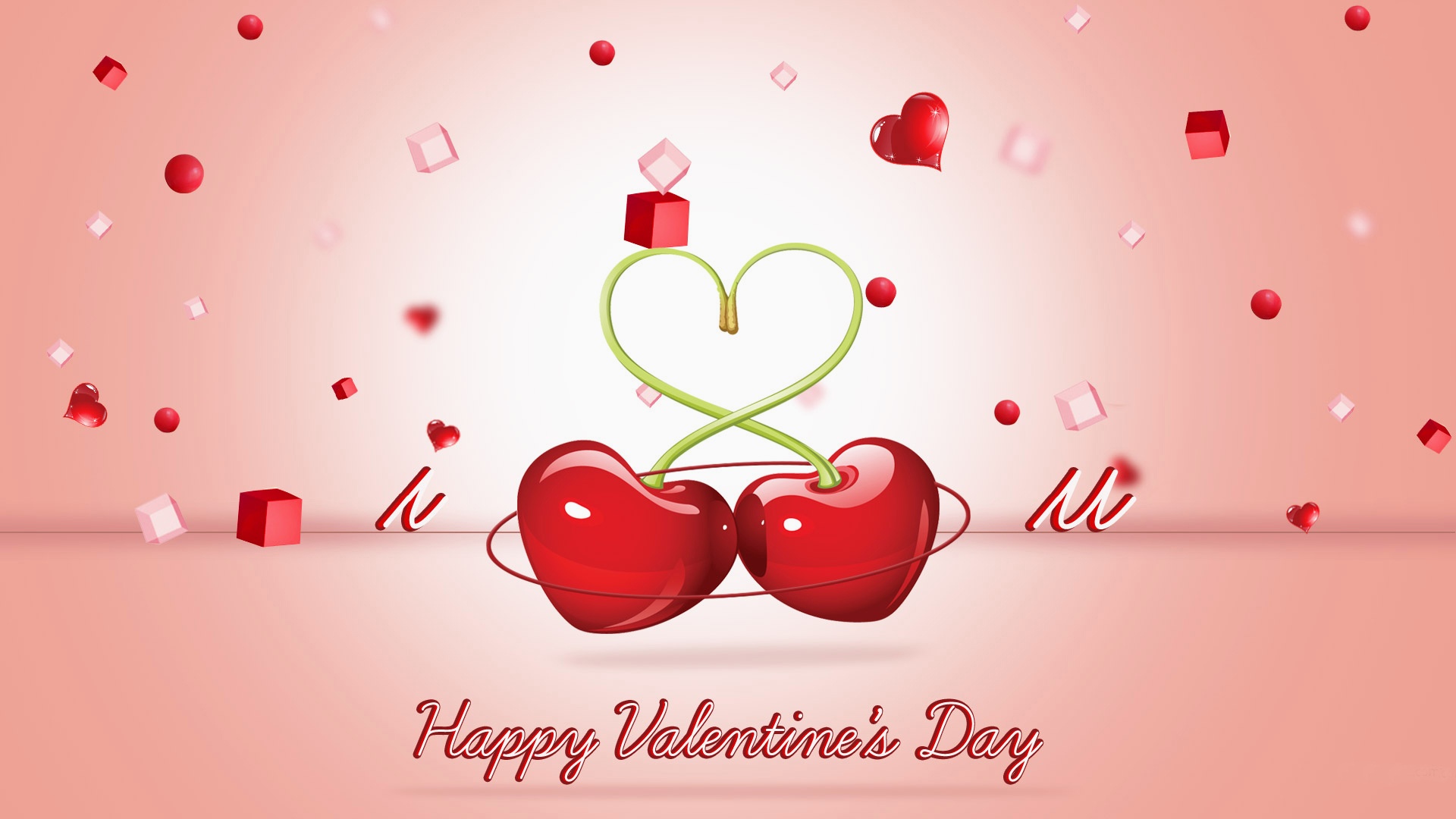 Desktop Wallpaper Valentine Couple Beautiful Wallpaper - Love You Happy Valentines Day , HD Wallpaper & Backgrounds
