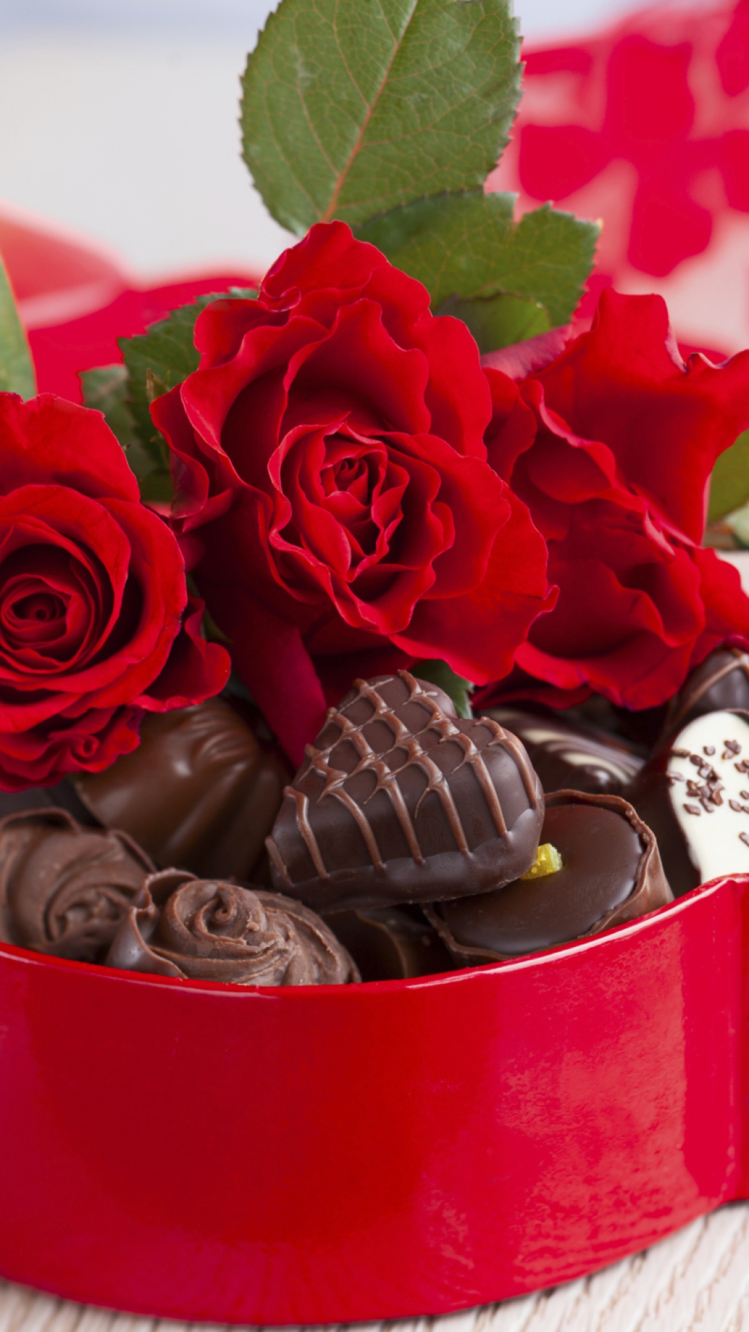 Chocolate Flower Wallpaper Flowers Healthy - Rose Valentine Day Gift , HD Wallpaper & Backgrounds