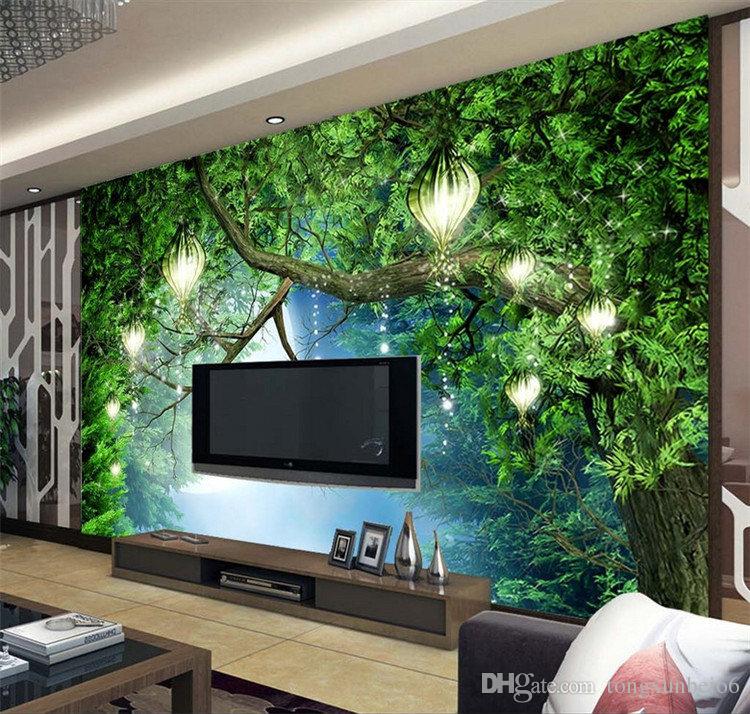 Dream Animal World Jungle Wallpaper Theme Room Restaurant - Jungle 3d , HD Wallpaper & Backgrounds
