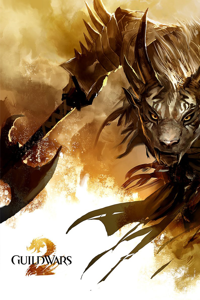 Guild Wars 2 Phone Wallpaper Wallpapersafari Within - Guild Wars 2 Iphone 6 , HD Wallpaper & Backgrounds