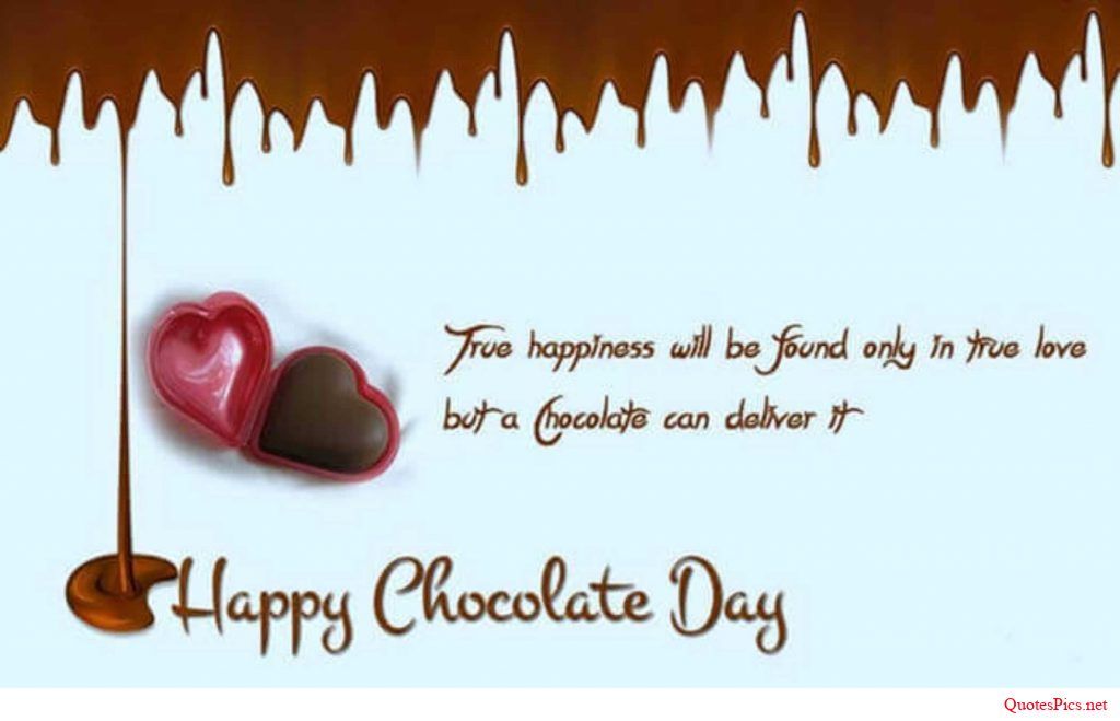 130 Happy Chocolate Day Images Wishes Quotes Gif Wallpaper - Happy Chocolate Day 2019 , HD Wallpaper & Backgrounds