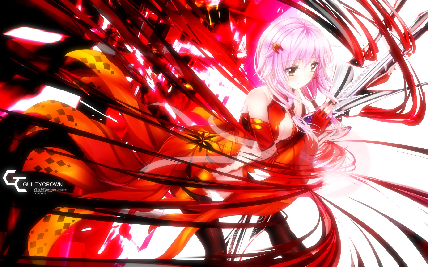 Guilty Crown<3 - Guilty Crown Inori Wallpaper Hd , HD Wallpaper & Backgrounds