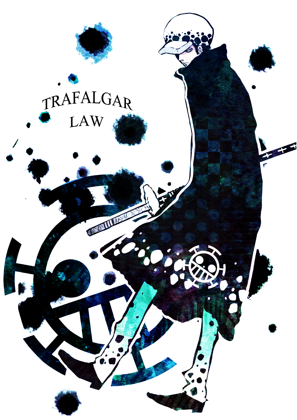 Anime, Area93, One Piece, Trafalgar Law, Pixiv, Mobile - Trafalgar Law Mobile Wallpaper Hd , HD Wallpaper & Backgrounds