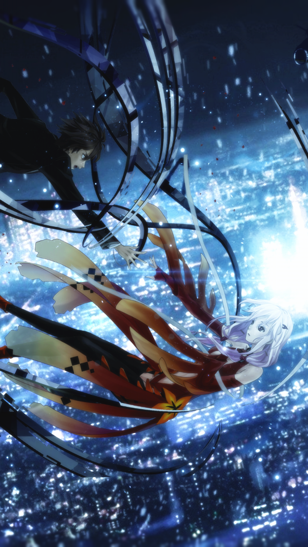 Guilty Crown, Yuzuriha Inori, Ouma Shuu, Falling Down - Guilty Crown Wallpaper Android , HD Wallpaper & Backgrounds