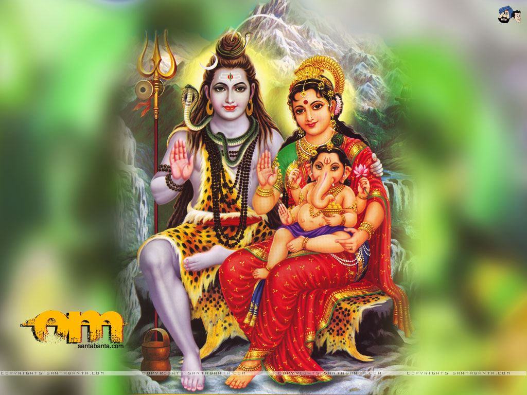 Download Full Wallpaper - Ganesh Shiva And Parvati Mobile , HD Wallpaper & Backgrounds