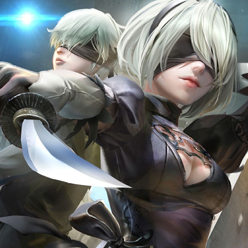 Nier Automata 2b And 9s , HD Wallpaper & Backgrounds