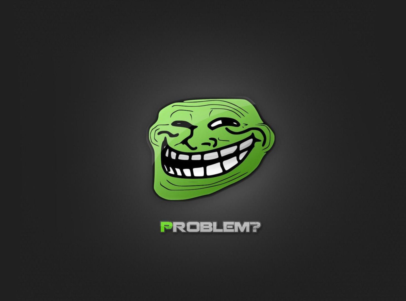 Green Troll Face Problem , HD Wallpaper & Backgrounds