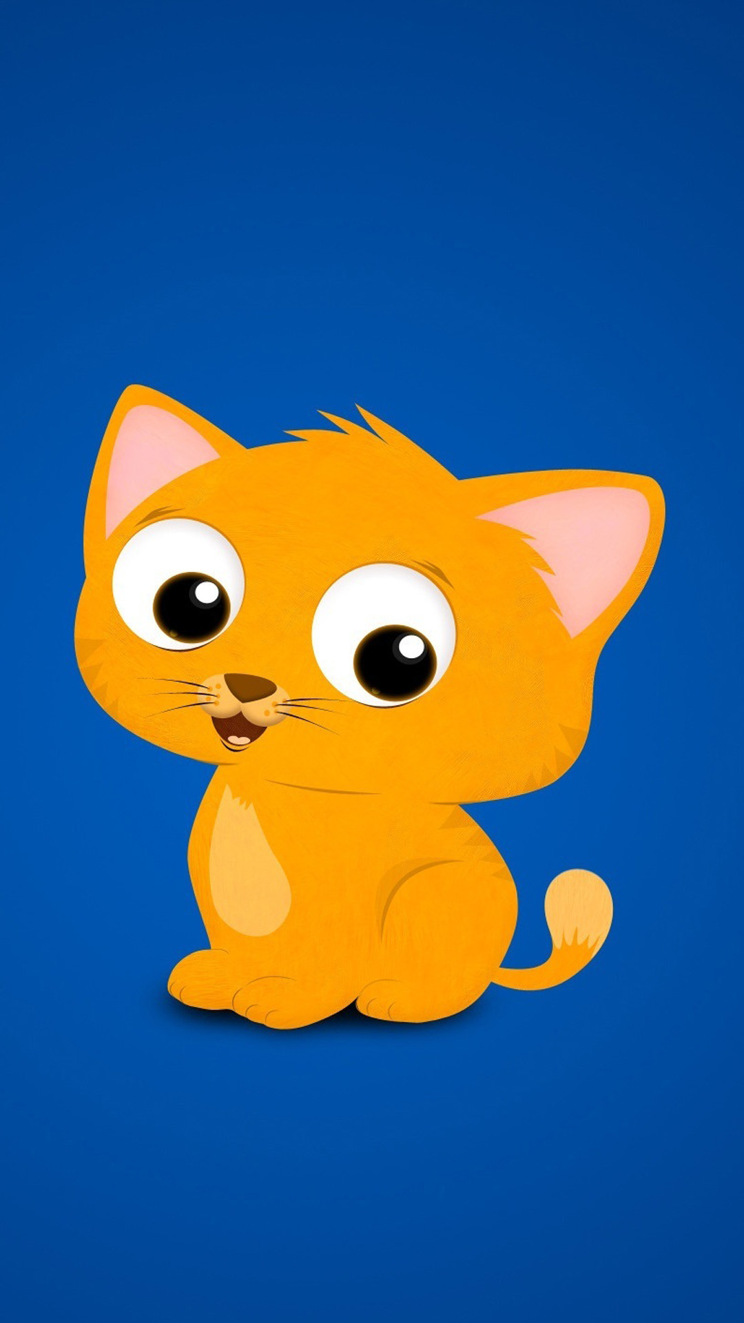 Cartoon Kitten Wallpaper - Cartoon Wallpaper For Mobile , HD Wallpaper & Backgrounds