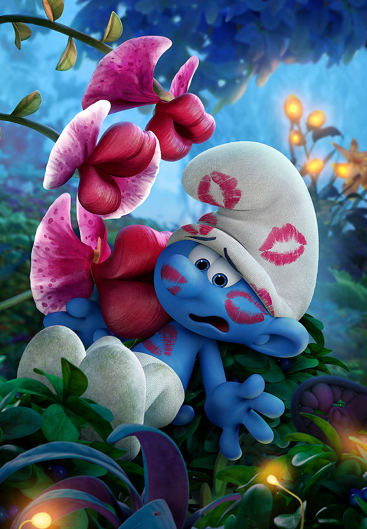 Smurfs The Lost Village Kiss , HD Wallpaper & Backgrounds