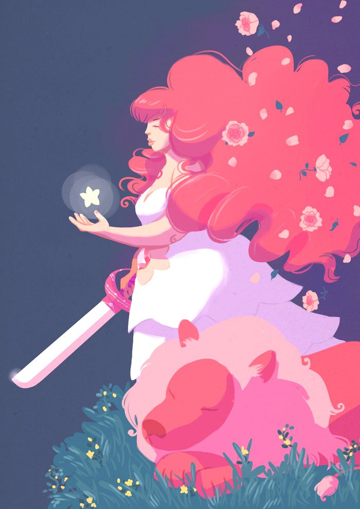 Steven Universe Rose Quartz Wallpaper - Rose Quartz Wallpaper Steven Universe , HD Wallpaper & Backgrounds