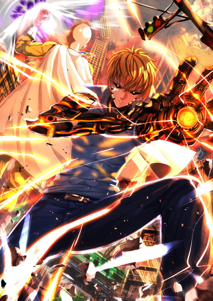 Genos Wallpaper One Punch Man , HD Wallpaper & Backgrounds