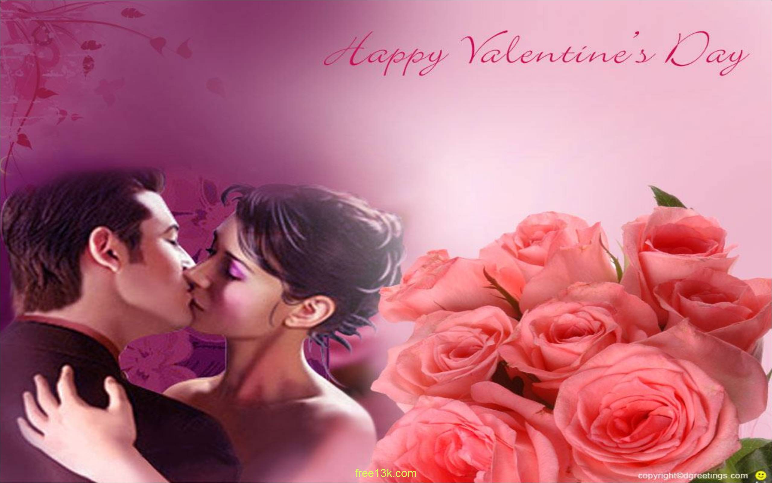 Romantic Happy Valentine Day , HD Wallpaper & Backgrounds