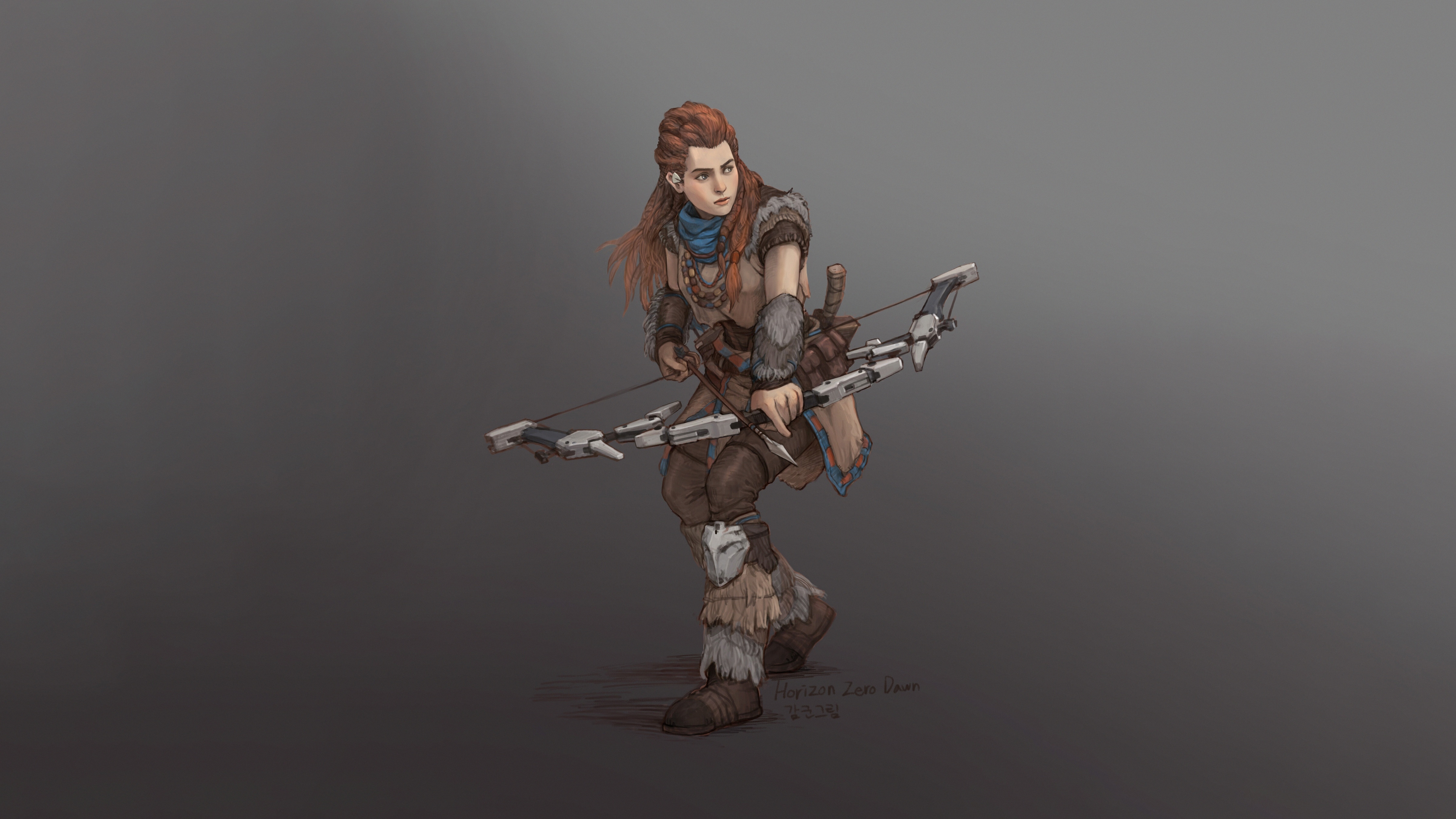 Horizon Zero Dawn Art , HD Wallpaper & Backgrounds