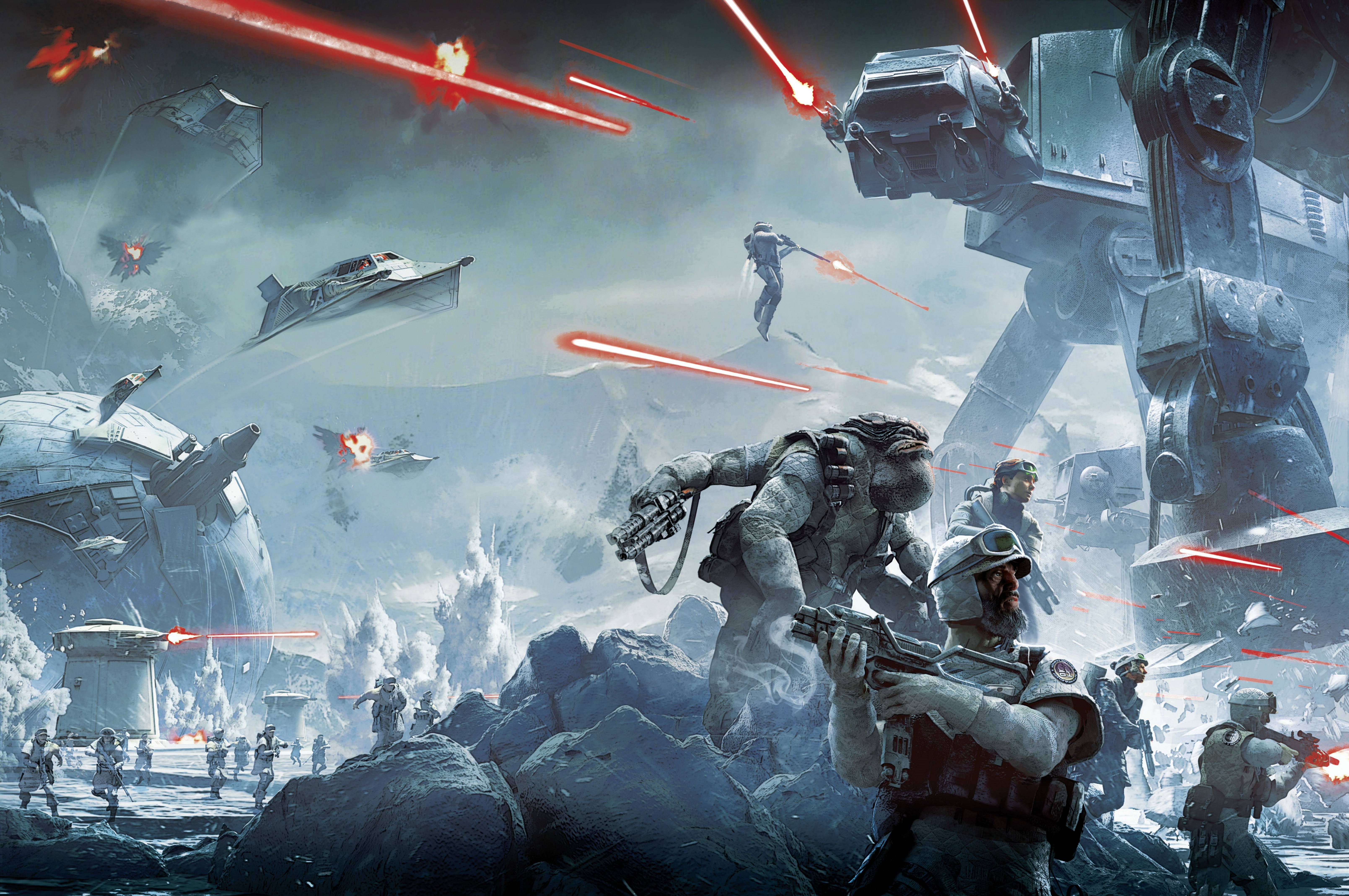 Star Wars Battlefront Art , HD Wallpaper & Backgrounds