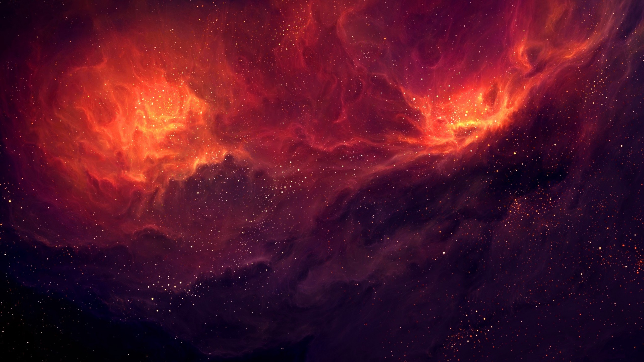 Space Stars Clouds - Space 2560 By 1440 , HD Wallpaper & Backgrounds