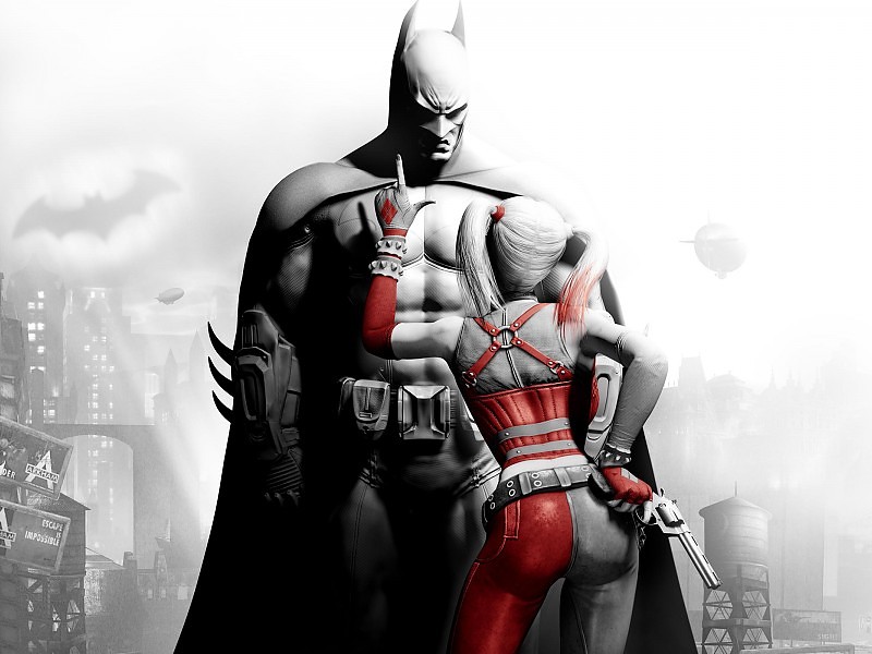 Batman And Harley Quinn Wallpaper - Batman E Harley Quinn , HD Wallpaper & Backgrounds