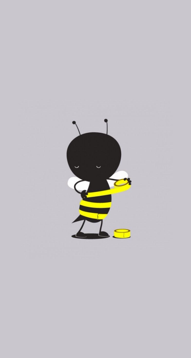 Cute Bumblebee Wallpaper For Iphone , HD Wallpaper & Backgrounds