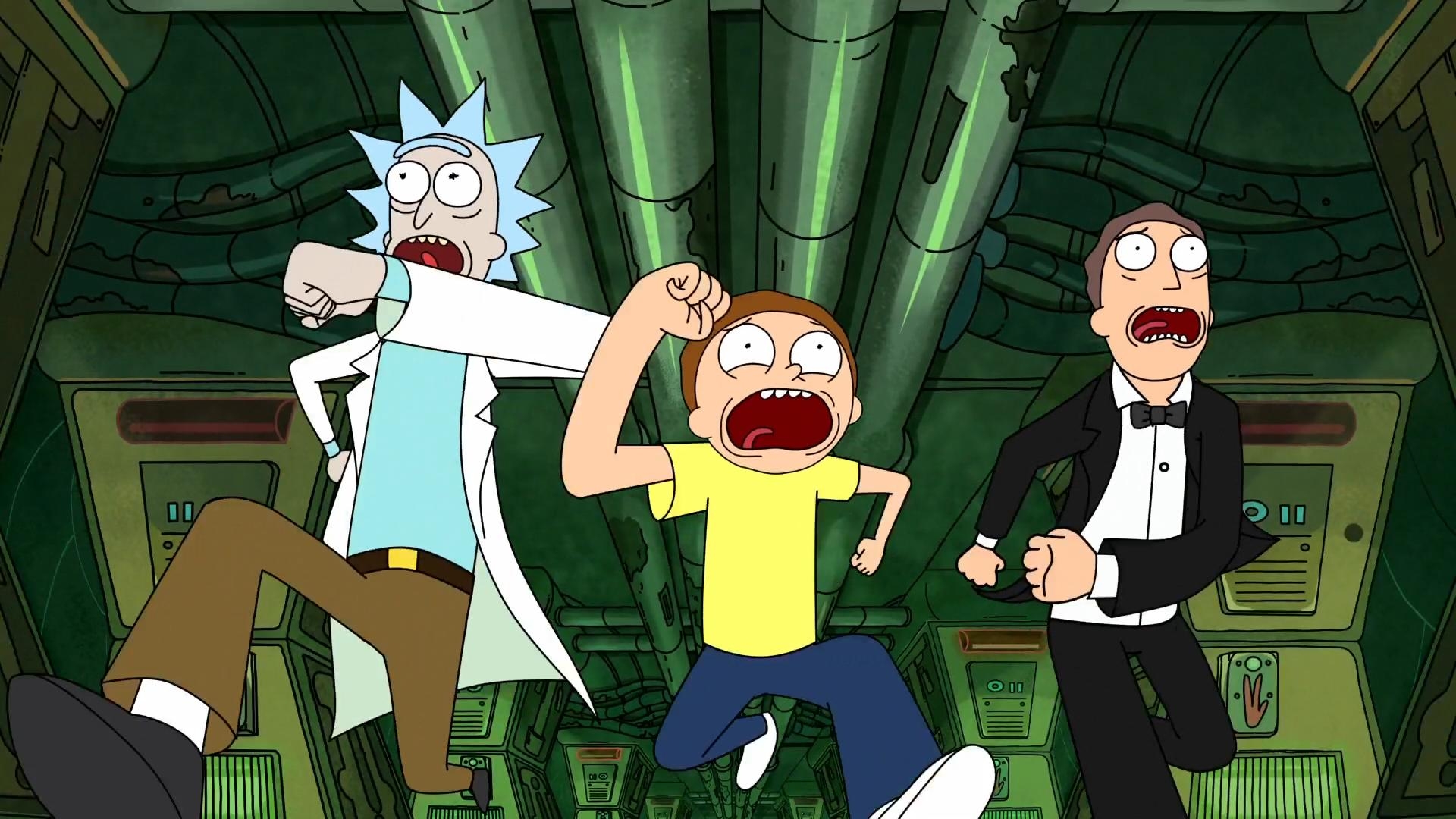 Gif Running Rick , HD Wallpaper & Backgrounds