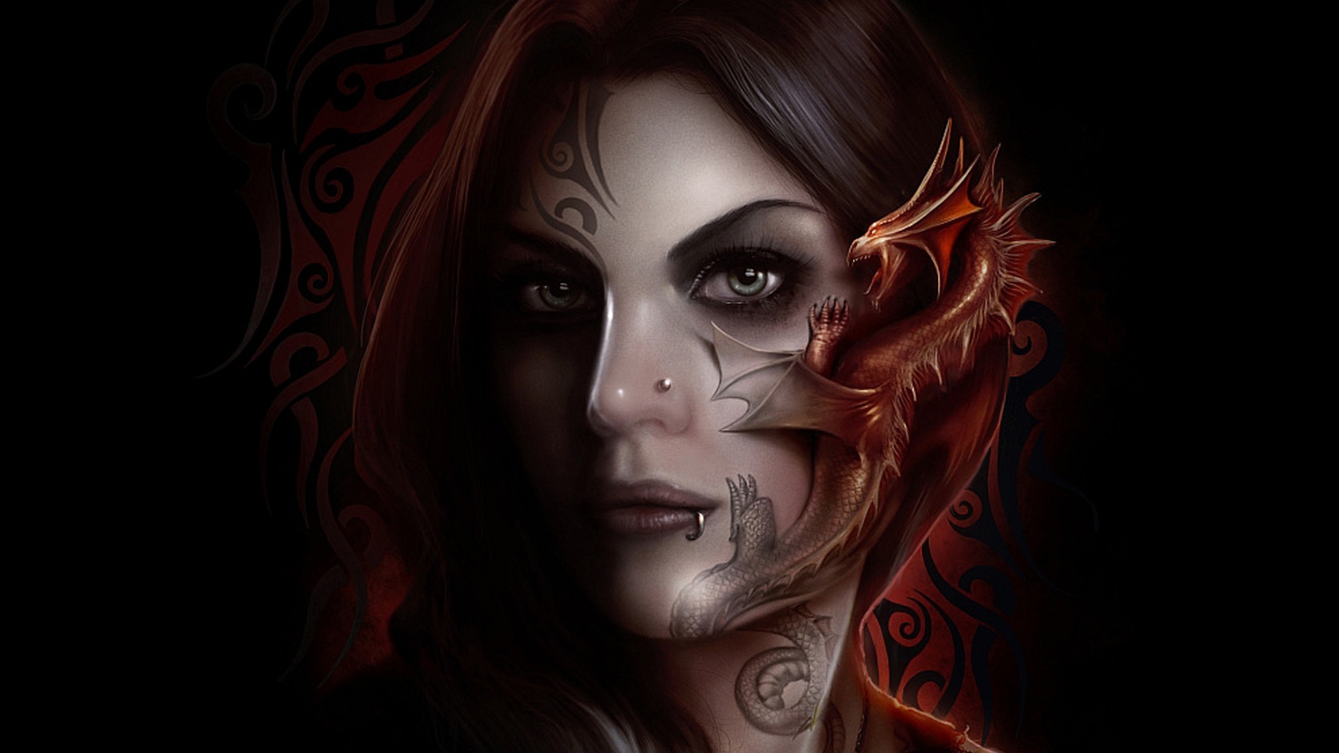 Tattoos Wallpapers - Dragon Woman Anne Stokes , HD Wallpaper & Backgrounds