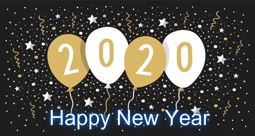 Happy New Year 2020 Images - Happy New Year 2020 Simple , HD Wallpaper & Backgrounds