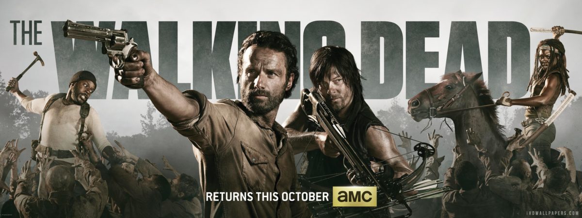 The Walking Dead Wallpaper - Twd Season 4 Poster , HD Wallpaper & Backgrounds