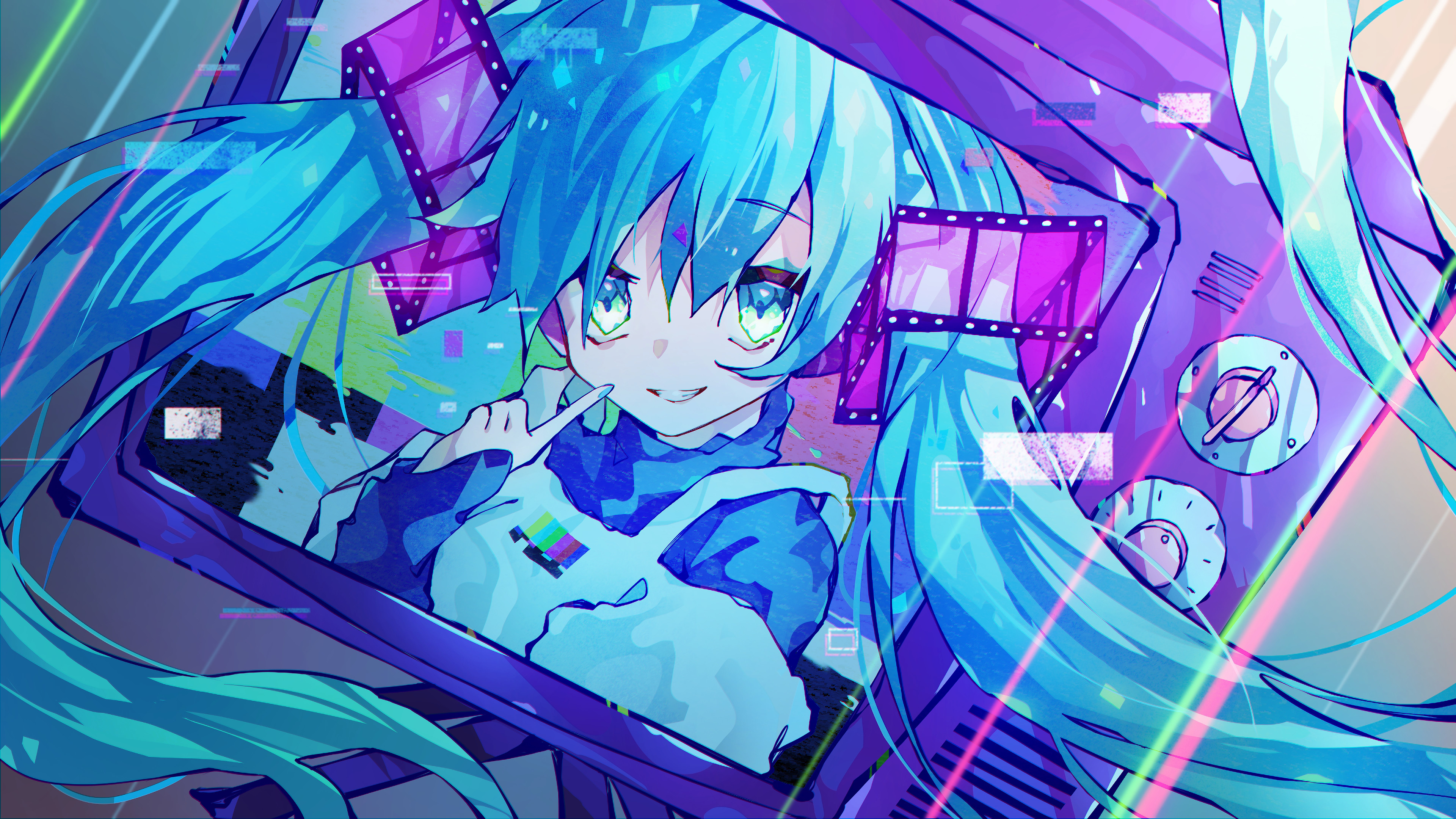 Hatsune Miku, Anime, Girl, 4k, , HD Wallpaper & Backgrounds