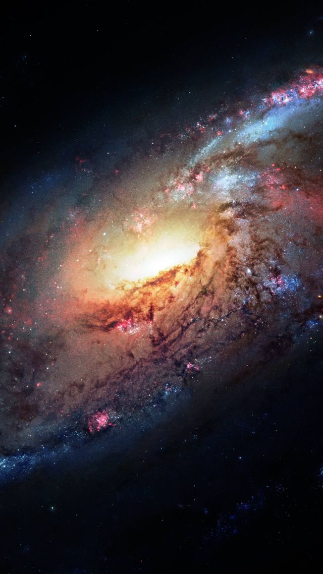 Messier 106, Stars, 4k - 4k Space Wallpaper Vertical , HD Wallpaper & Backgrounds