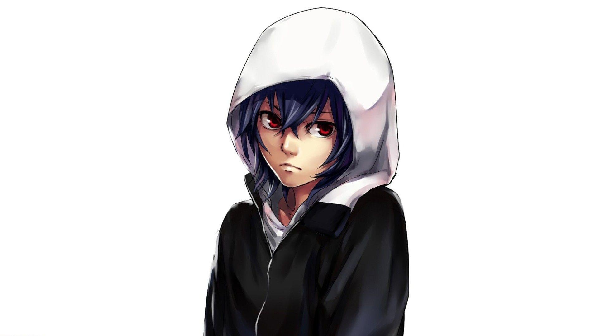 Hd Girl Wearing A Hoodie Wallpaper - Anime Girl Wearing A Hoodie , HD Wallpaper & Backgrounds