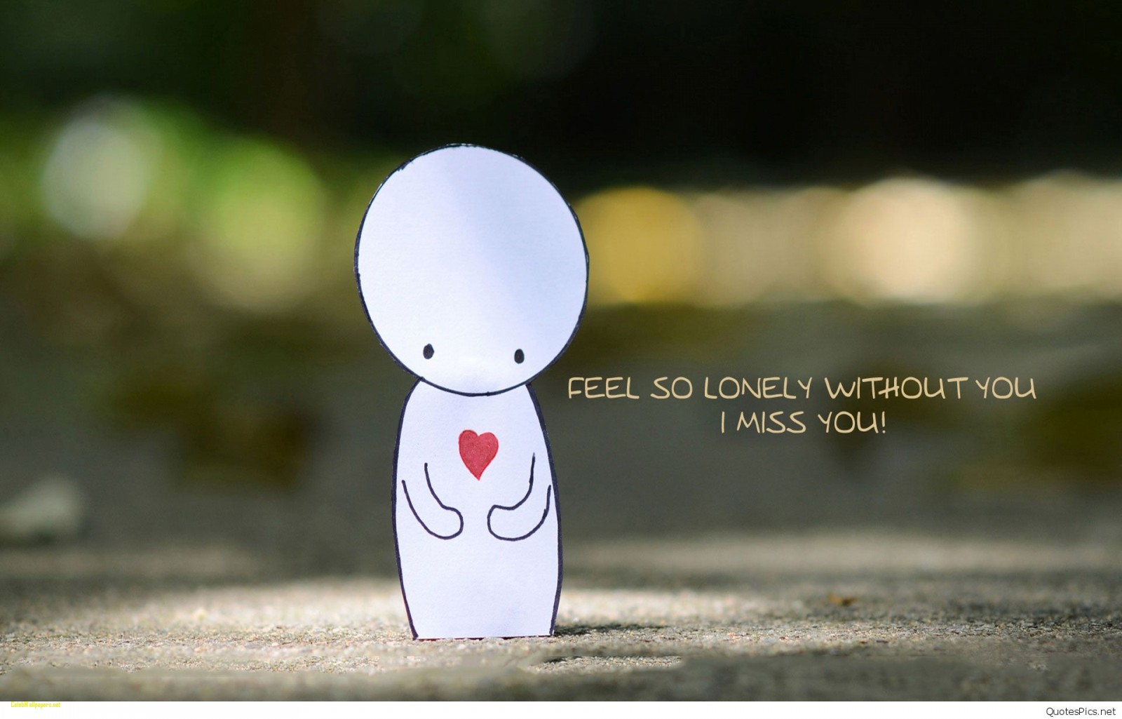 Feel Lonely Without You , HD Wallpaper & Backgrounds