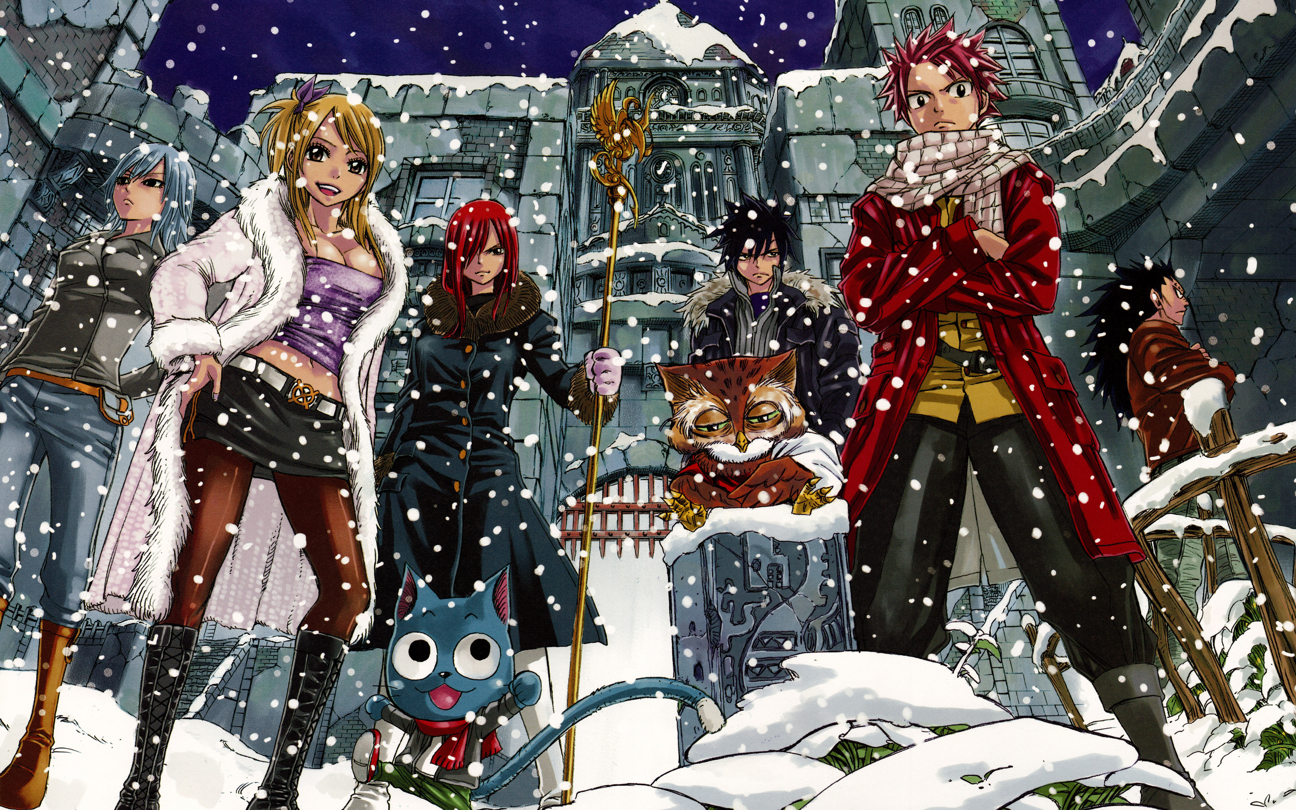 Fairy Tail Wallpapers - Fairy Tail Fantasia Art Book , HD Wallpaper & Backgrounds