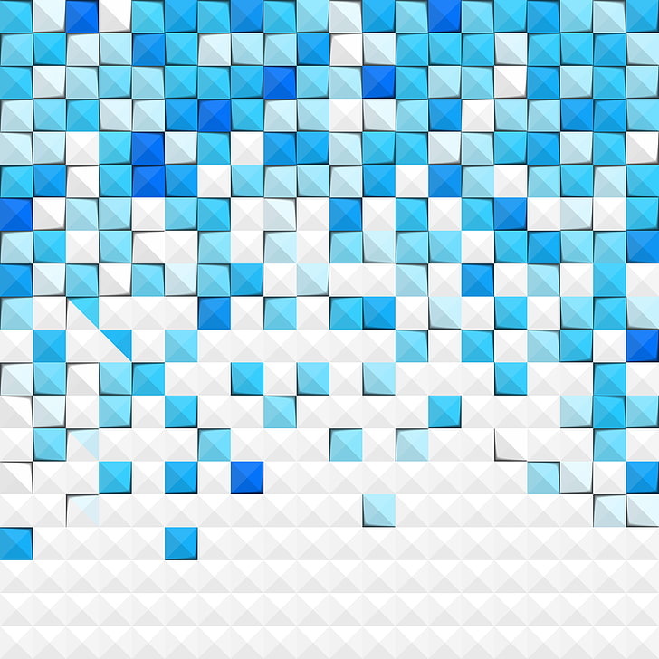 Square, Texture, Digital Art, White, Blue, Cyan, Backgrounds, - White Blue Backgrounds Hd , HD Wallpaper & Backgrounds