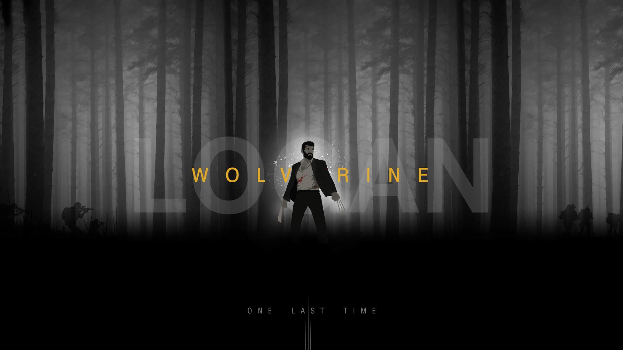 Logan One Last Time Desktop Wallpaper - Darkness , HD Wallpaper & Backgrounds
