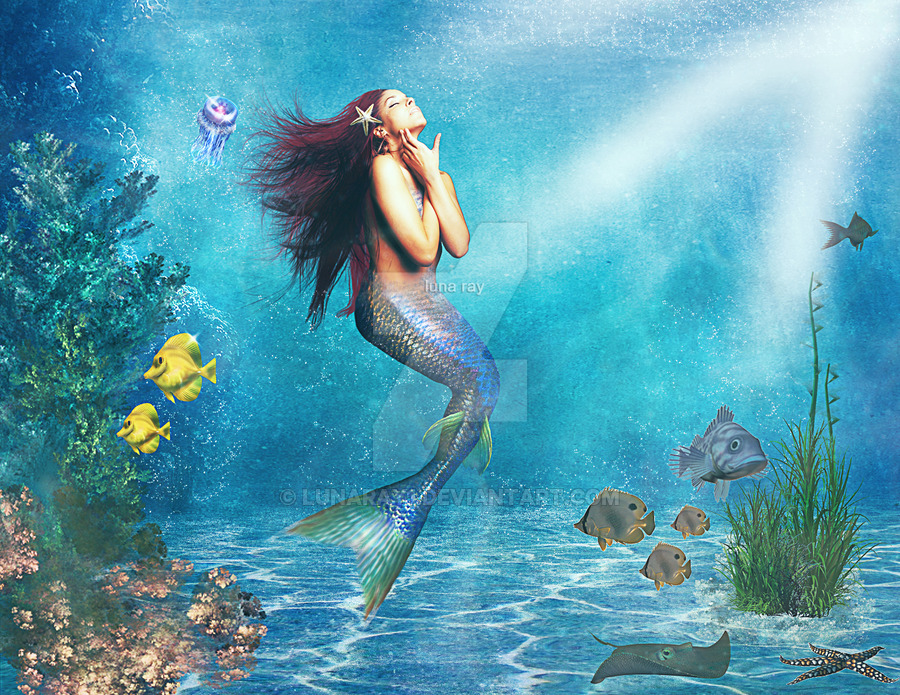 Mermaid Wallpaper › Picserio - Wall Paper Mermaid , HD Wallpaper & Backgrounds