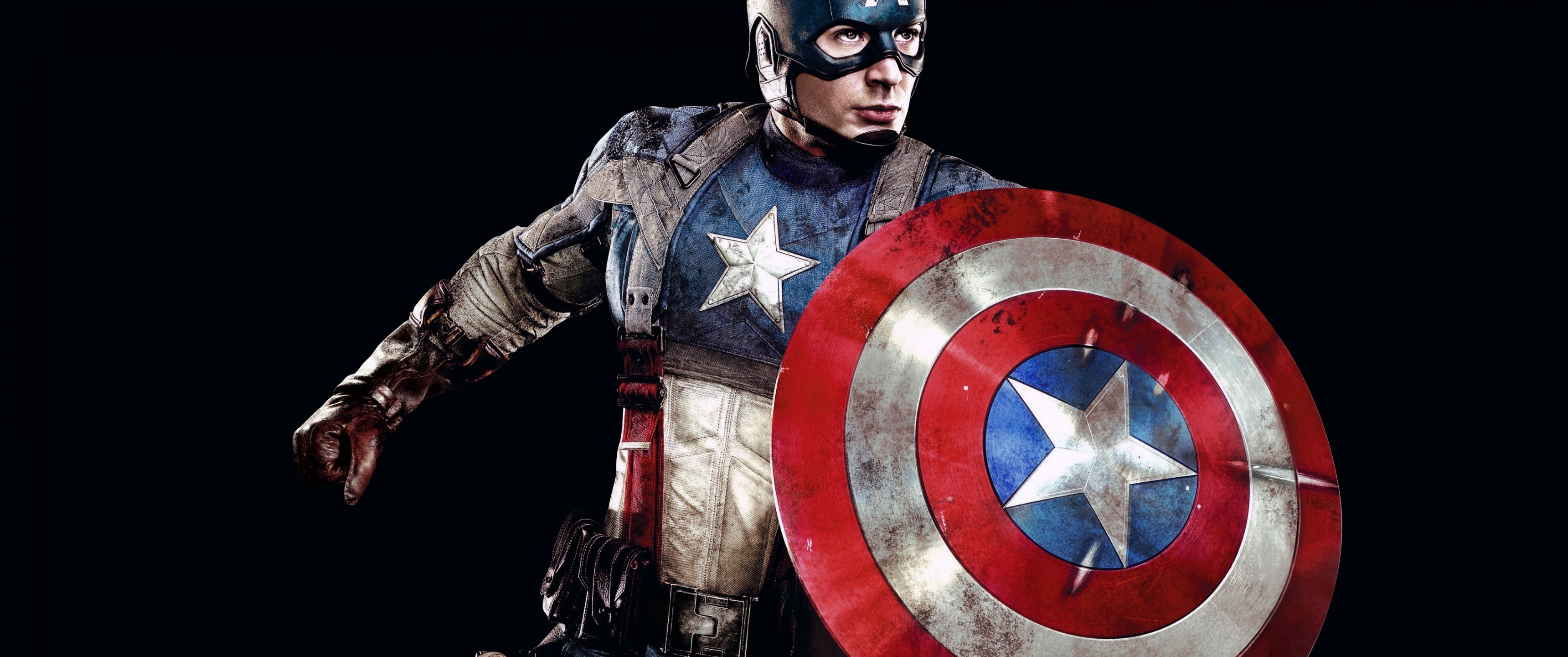 Captain America, Shield - Captain America With Shield , HD Wallpaper & Backgrounds