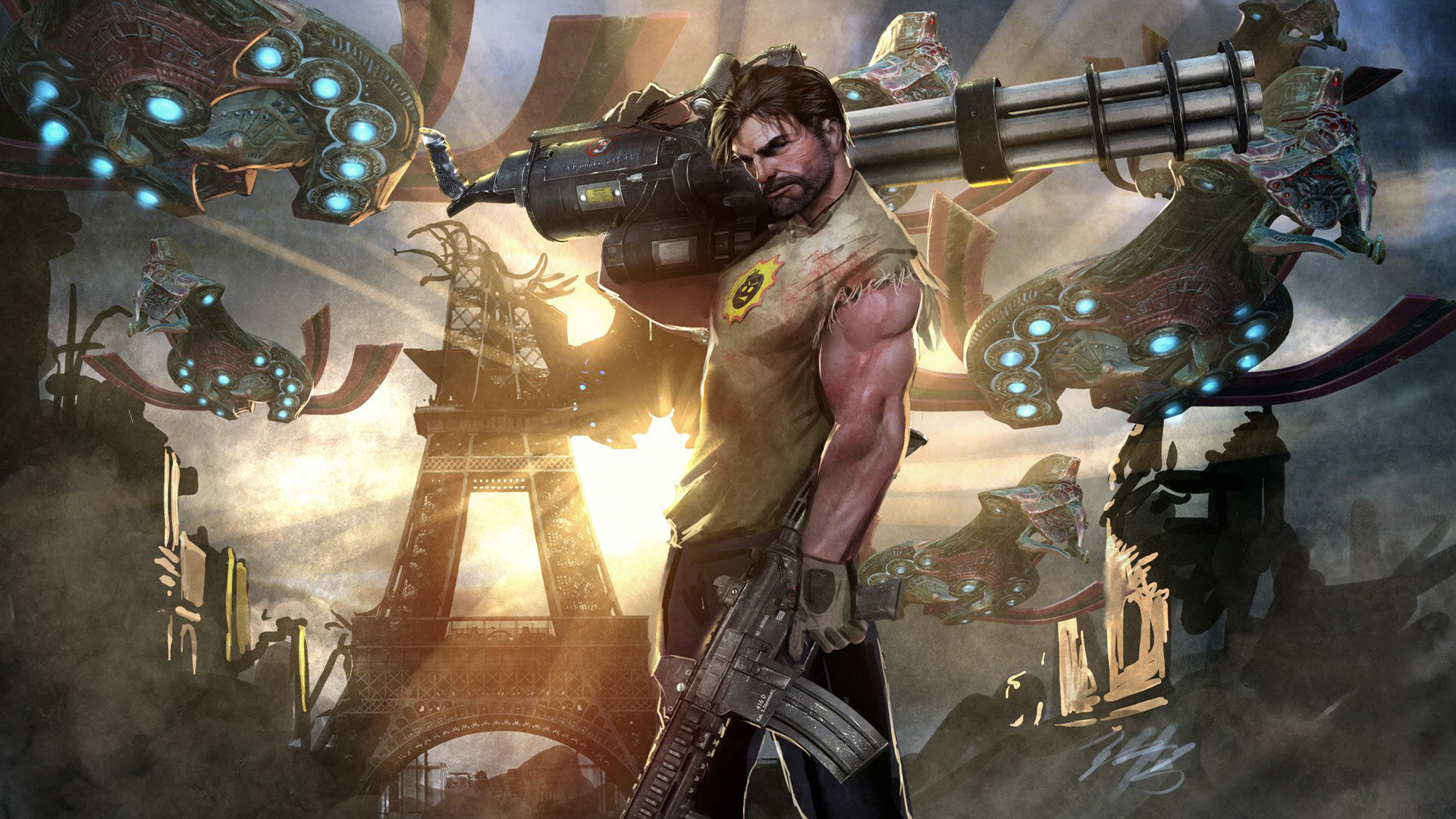 Serious Sam Concept Art , HD Wallpaper & Backgrounds