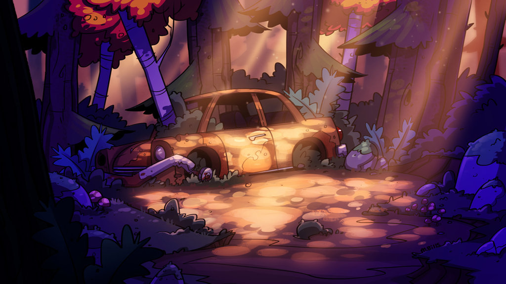 Gravity Falls Background Art Hd , HD Wallpaper & Backgrounds