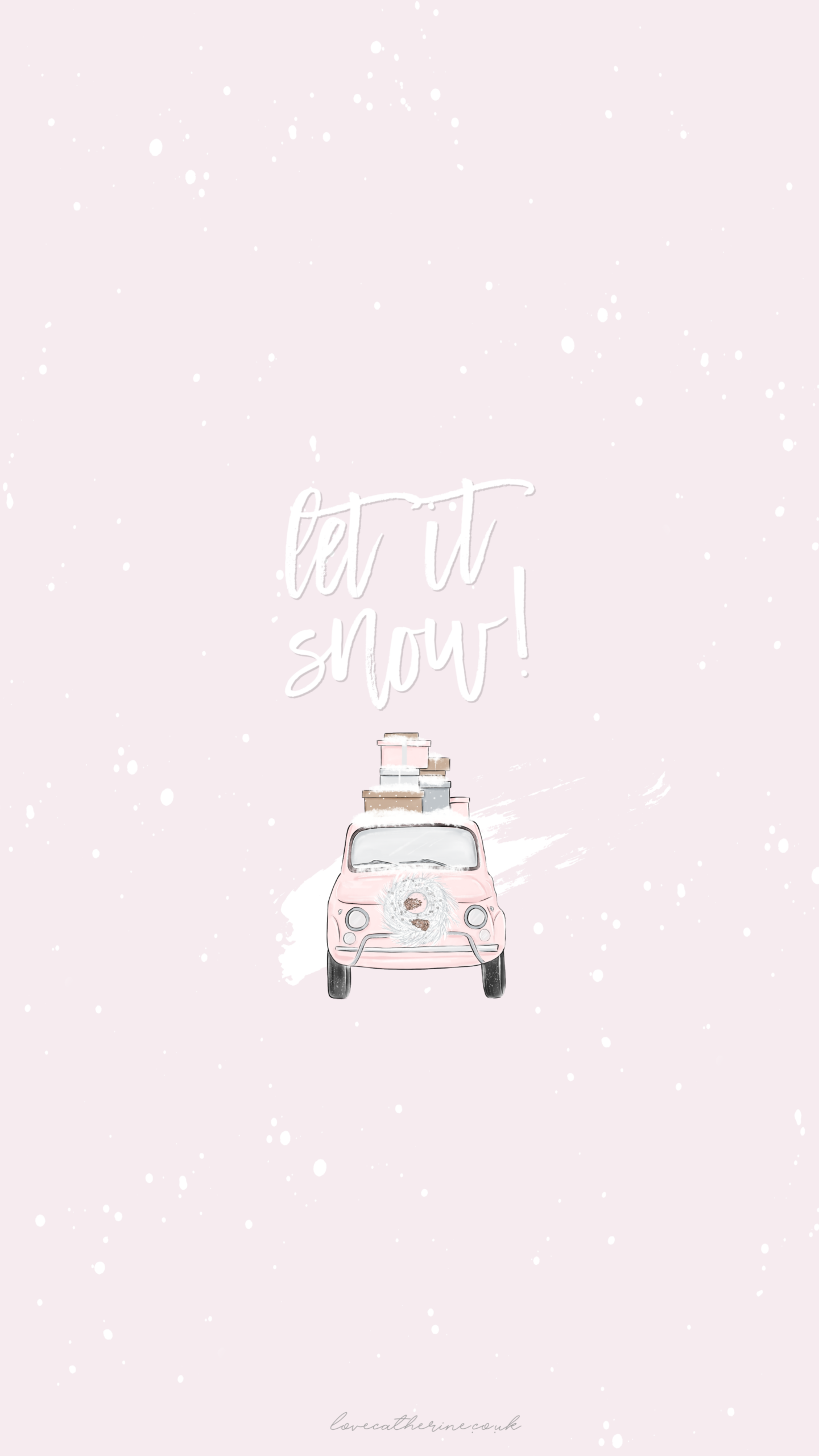 Free Cute & Girly Winter Phone Wallpapers For Christmas - Studebaker Transtar , HD Wallpaper & Backgrounds