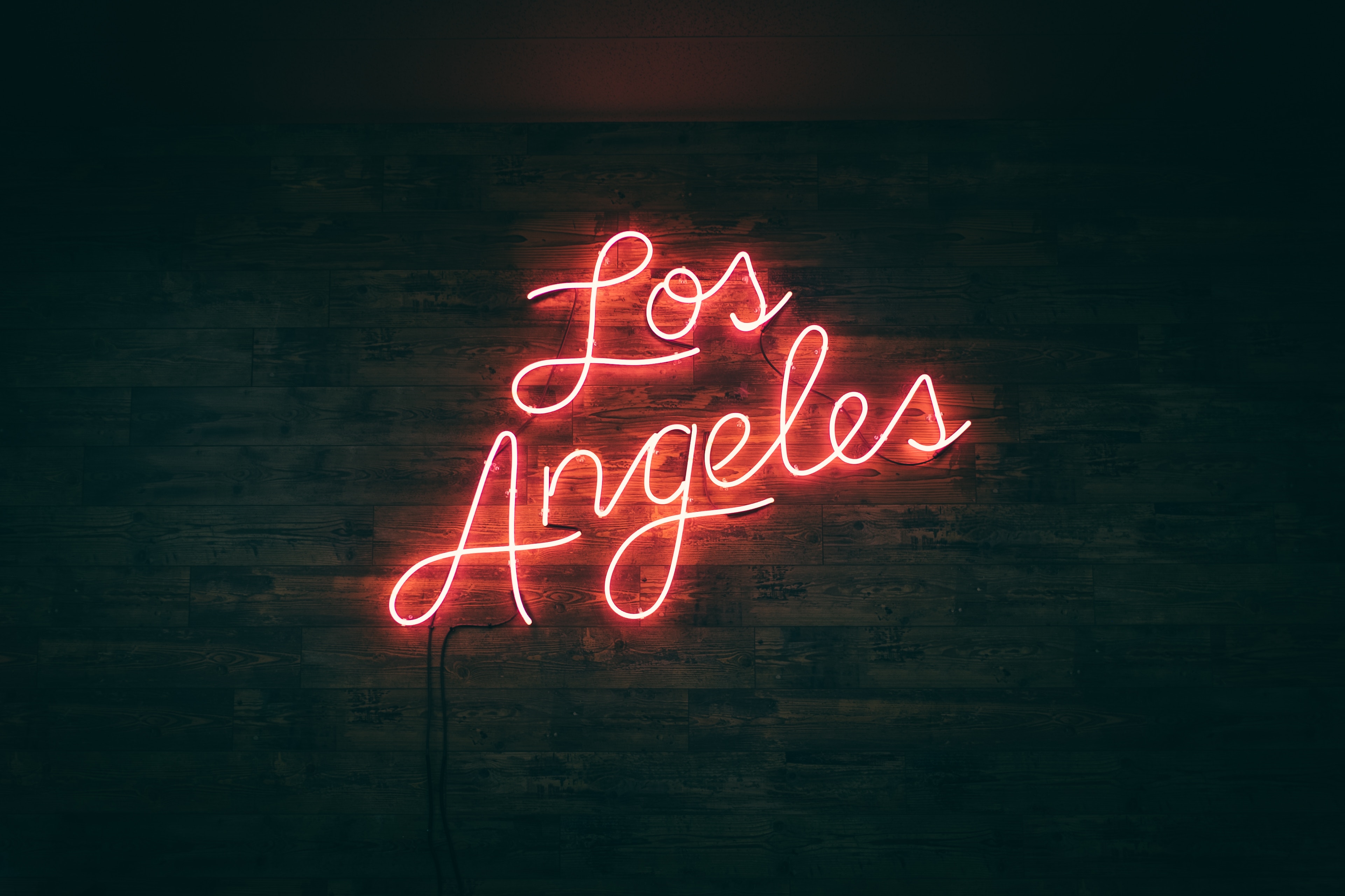 Los Angeles Neon Sign , HD Wallpaper & Backgrounds
