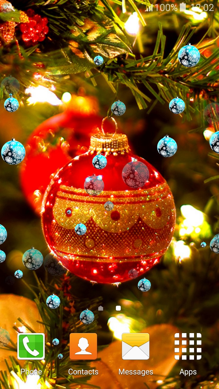 Christmas Live Wallpapers - Christmas Ornament , HD Wallpaper & Backgrounds
