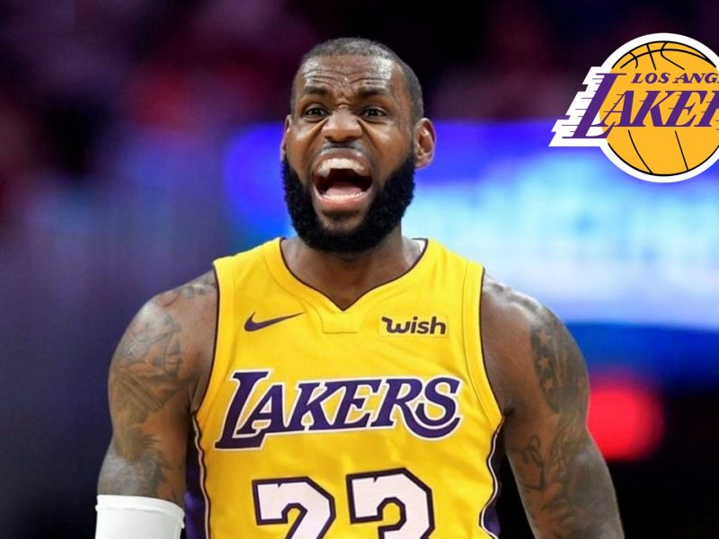 Angry Lebron James On Lakers 23 Jersey Hd Wallpaper - Lebron James Photos Download , HD Wallpaper & Backgrounds