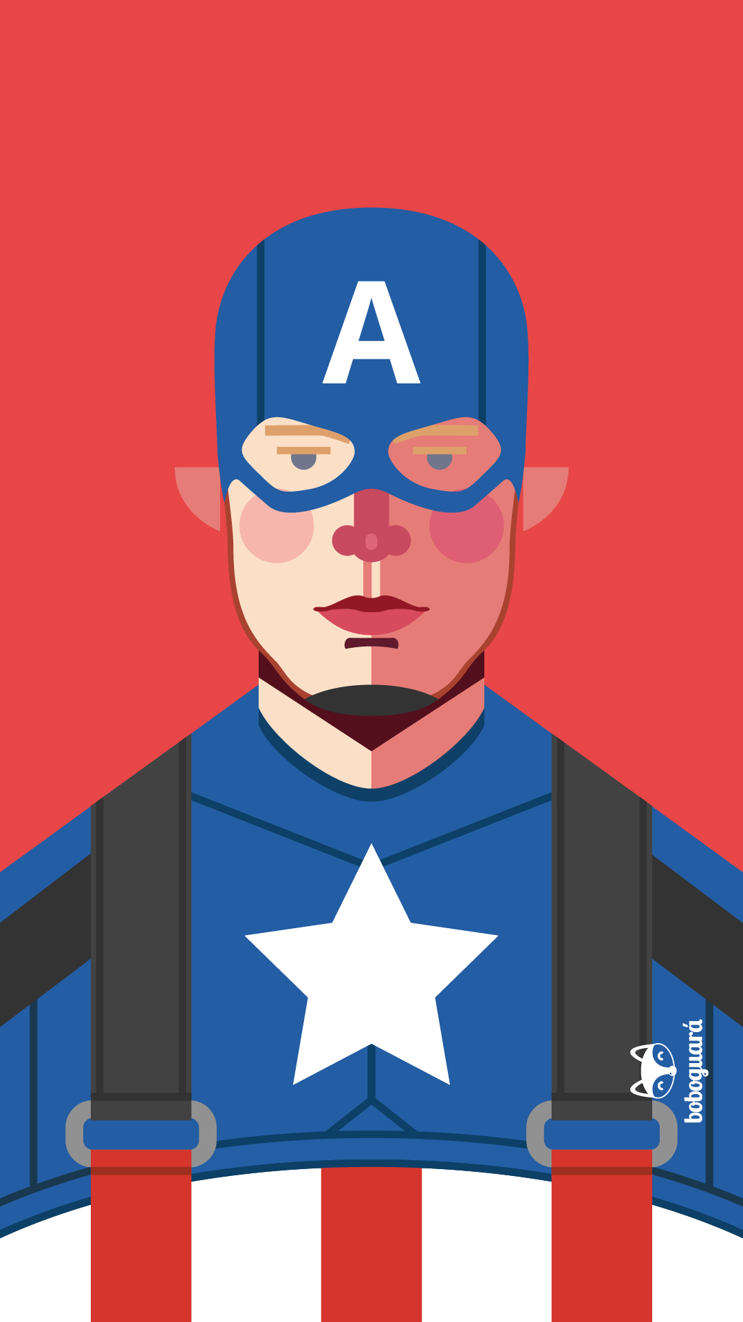 Capitan America Poster Retro , HD Wallpaper & Backgrounds